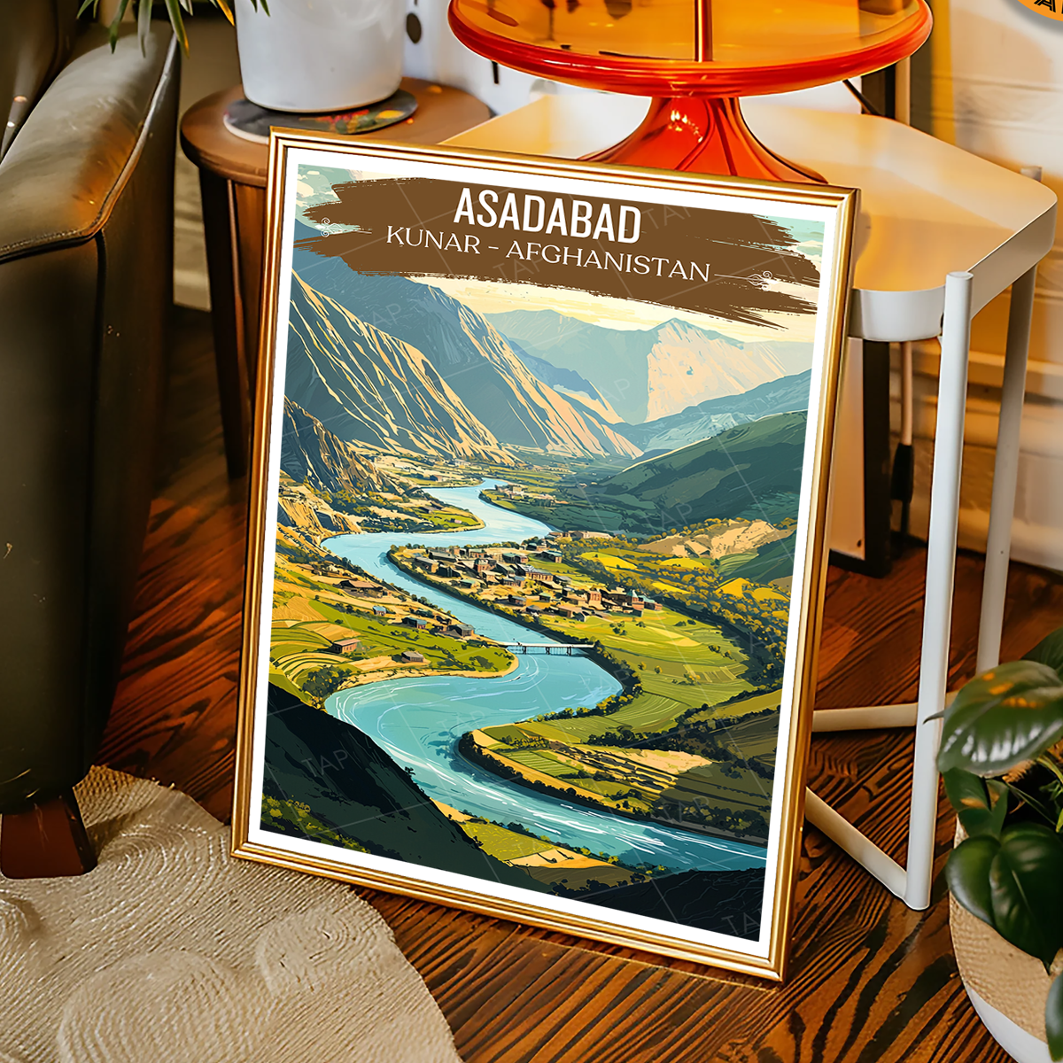 Asadabad - Kunar - Afghanistan - Travel Wall Art Print - Art Print - Travel Art Poster