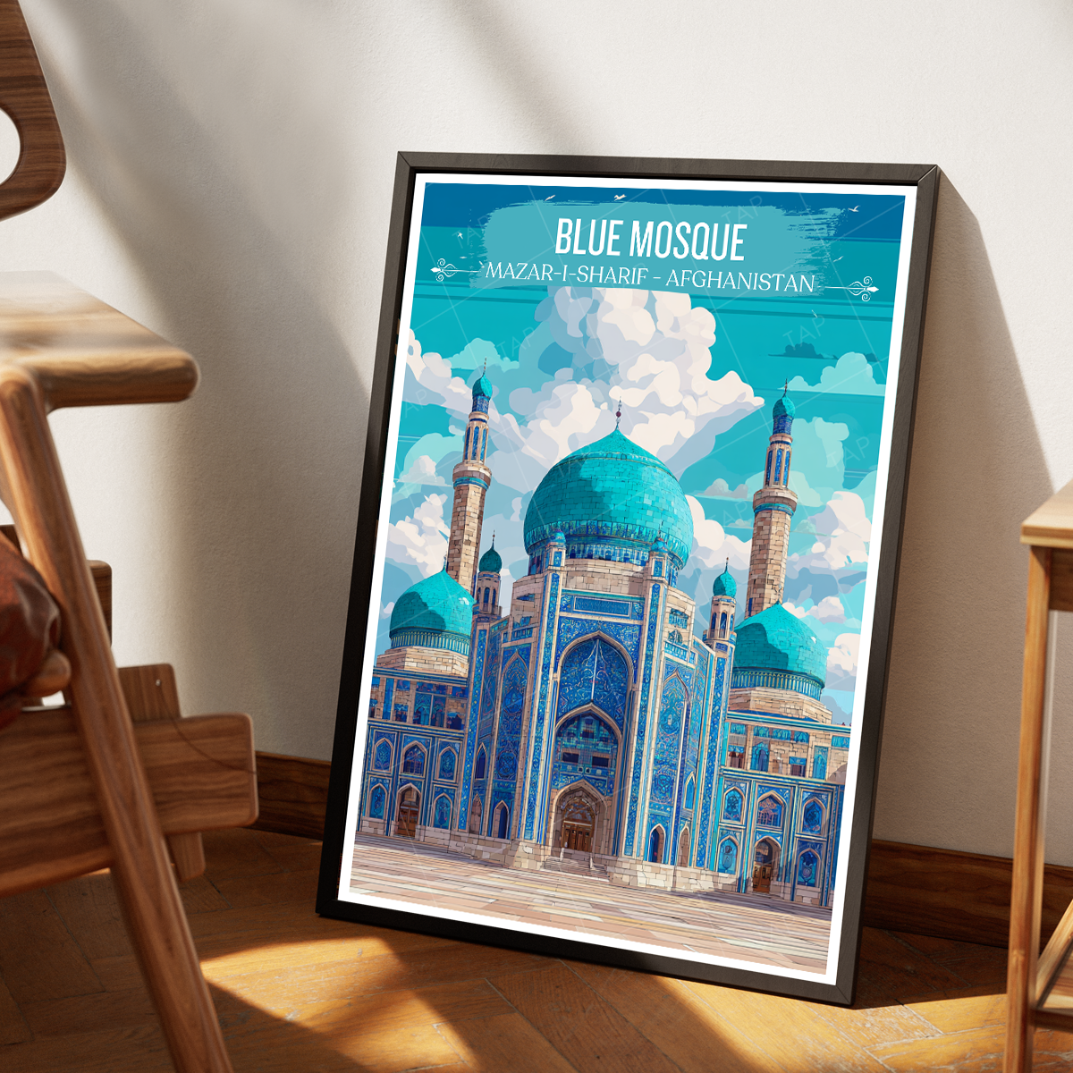 Hazrat Ali Shrine - Mazar-e-Sharif - Afghanistan - Travel Wall Art Print - Art Print - Travel Art Poster