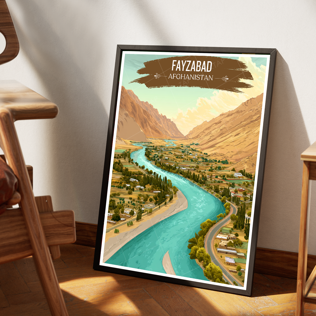 Fayzabad - Kokcha River - Badakhshan - Afghanistan - Travel Wall Art Print - Art Print - Travel Art Poster