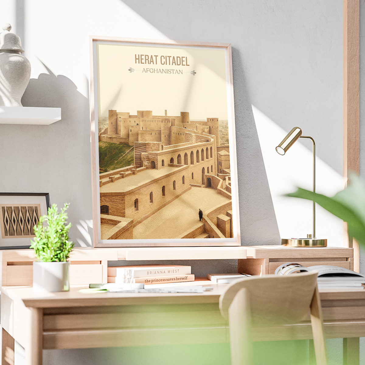 Herat Fort - Fort of Alexander - Afghanistan - Travel Wall Art Print - Art Print - Travel Art Poster