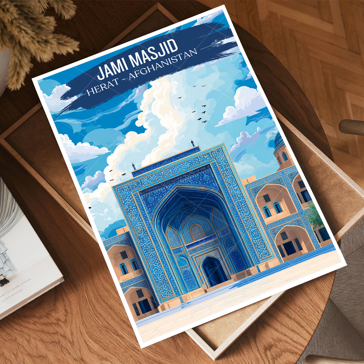 Jami Masjid - Mosque of Herat - Afghanistan - Travel Wall Art Print - Art Print - Travel Art Poster