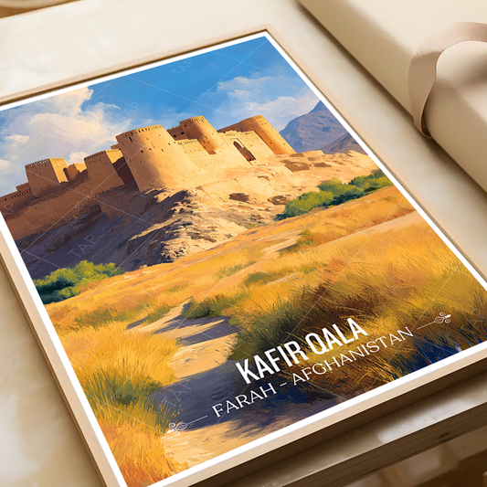 Kafir Qala - Farah - Afghanistan - Travel Wall Art Print - Art Print - Travel Art Poster