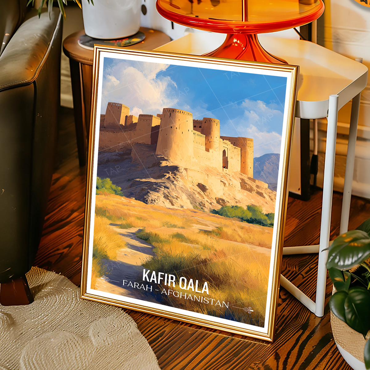 Kafir Qala - Farah - Afghanistan - Travel Wall Art Print - Art Print - Travel Art Poster