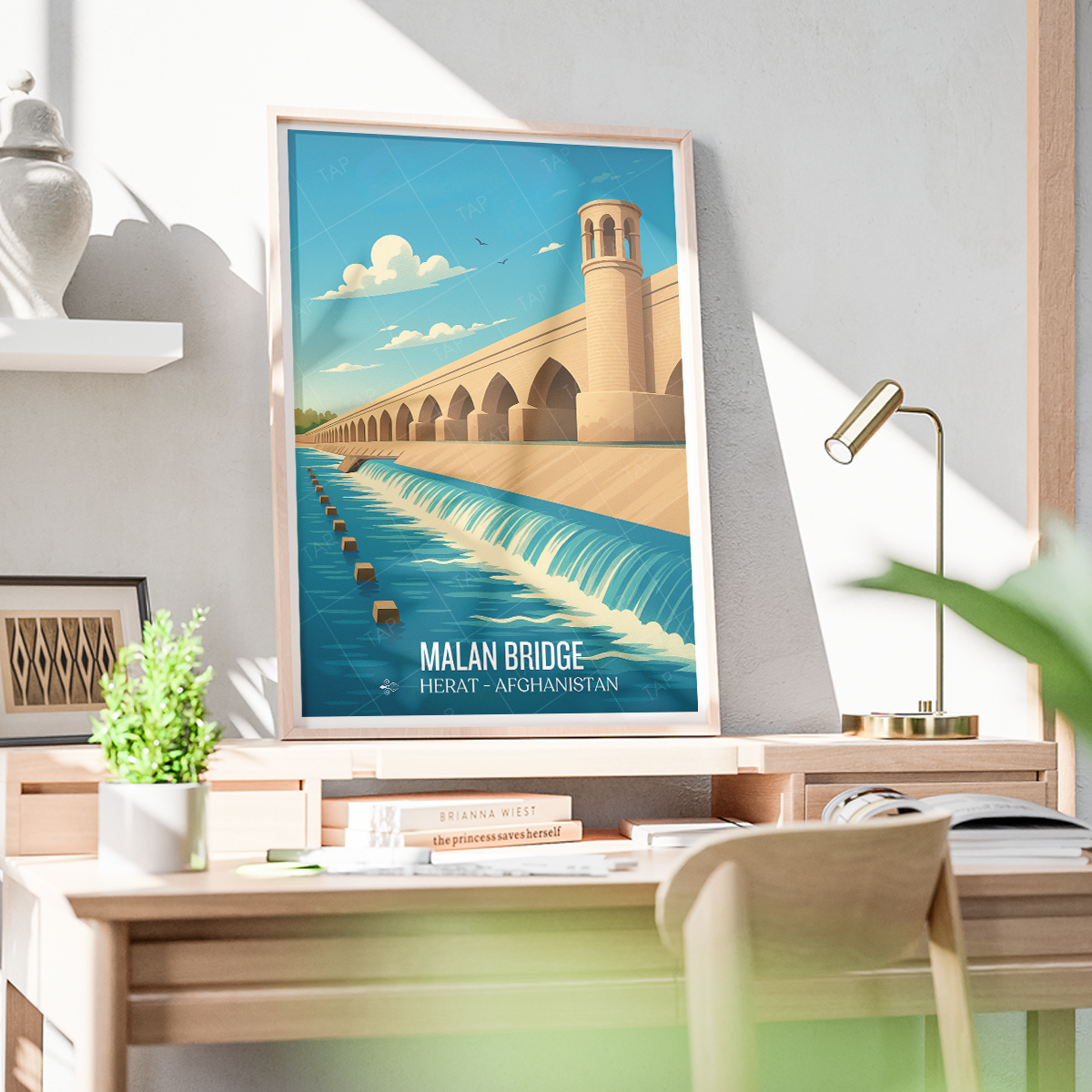 Malan Bridge - Hari River - Herat - Afghanistan - Travel Wall Art Print - Art Print - Travel Art Poster