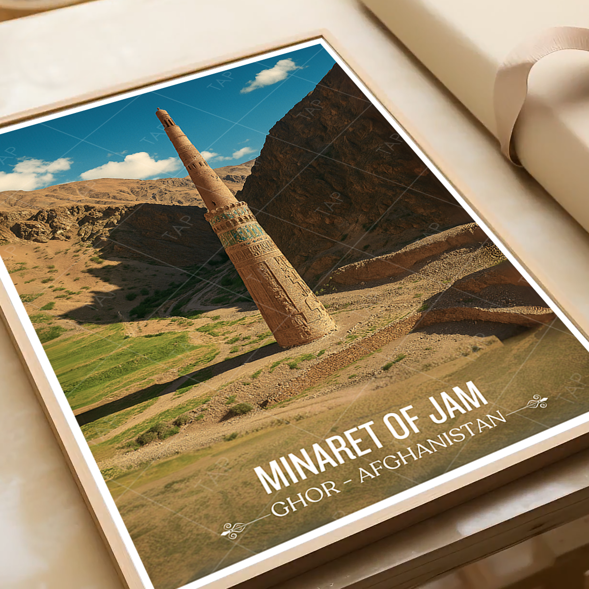 Minaret of Jam - Ghor - Afghanistan - Travel Wall Art Print - Art Print - Travel Art Poster