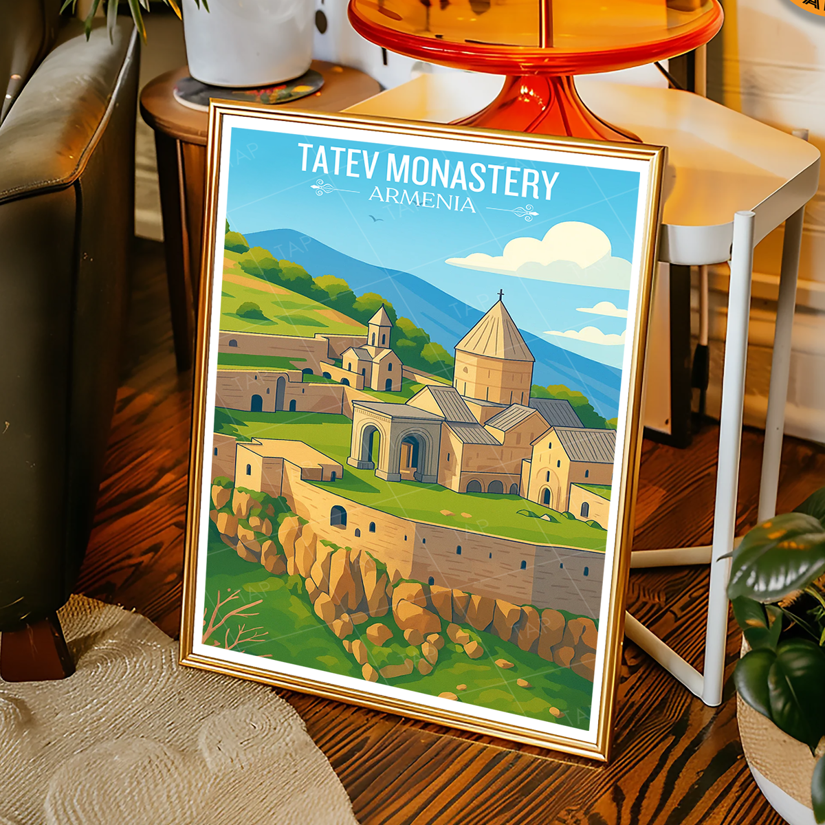 Tatev Monastery - Armenia - Travel Wall Art Print - Art Print - Travel Art Poster