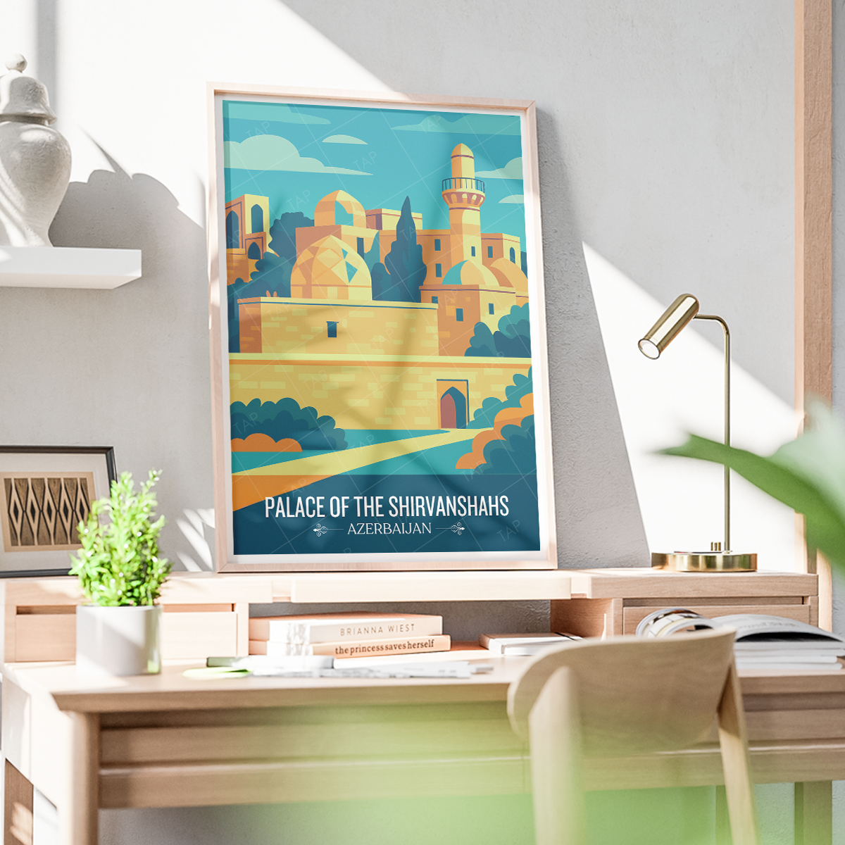 Palace of the Shirvanshahs - Azerbaijan - Travel Wall Art Print - Art Print - Travel Art Poster