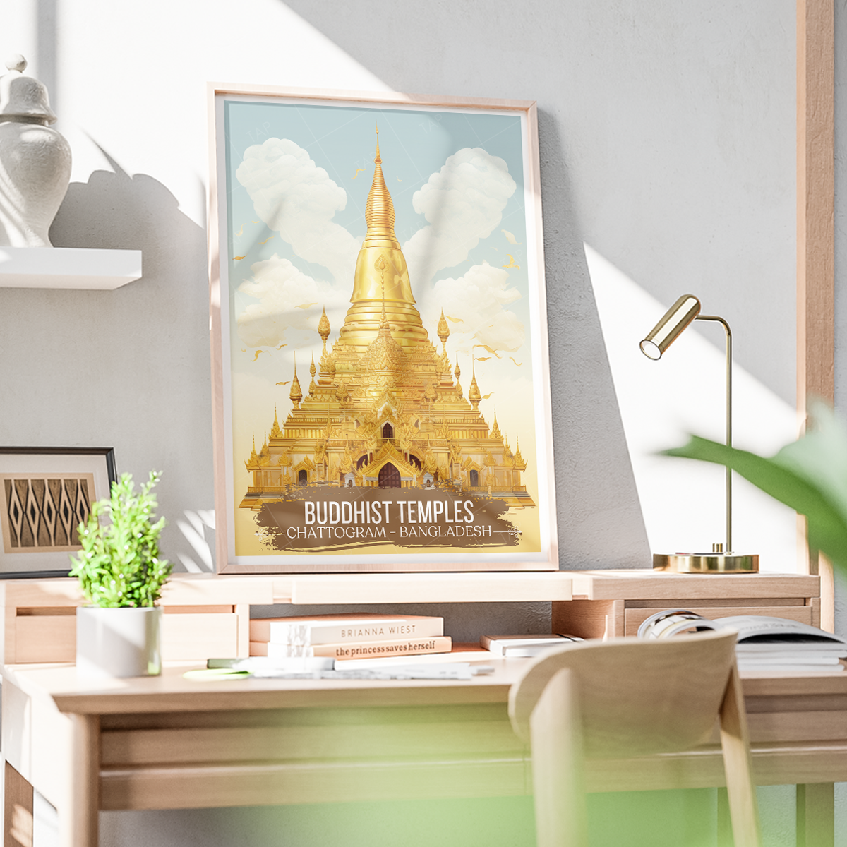 Buddhist Temples - Chattogram - Bangladesh - Travel Wall Art Print - Art Print - Travel Art Poster