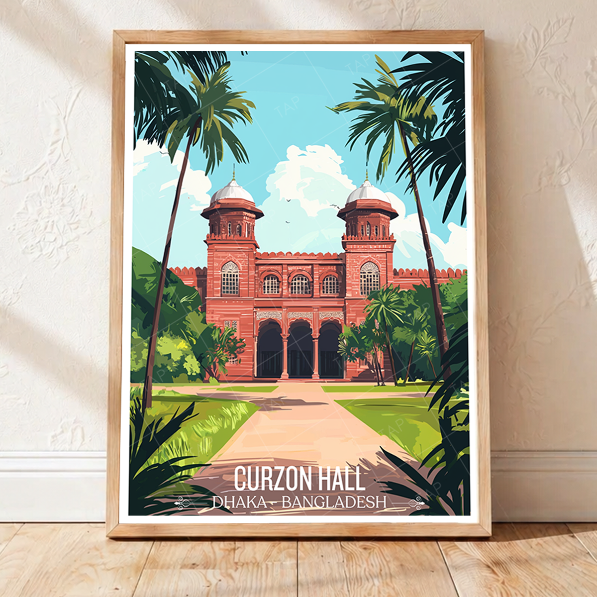 Curzon Hall - Dhaka - Bangladesh - Travel Wall Art Print - Art Print - Travel Art Poster