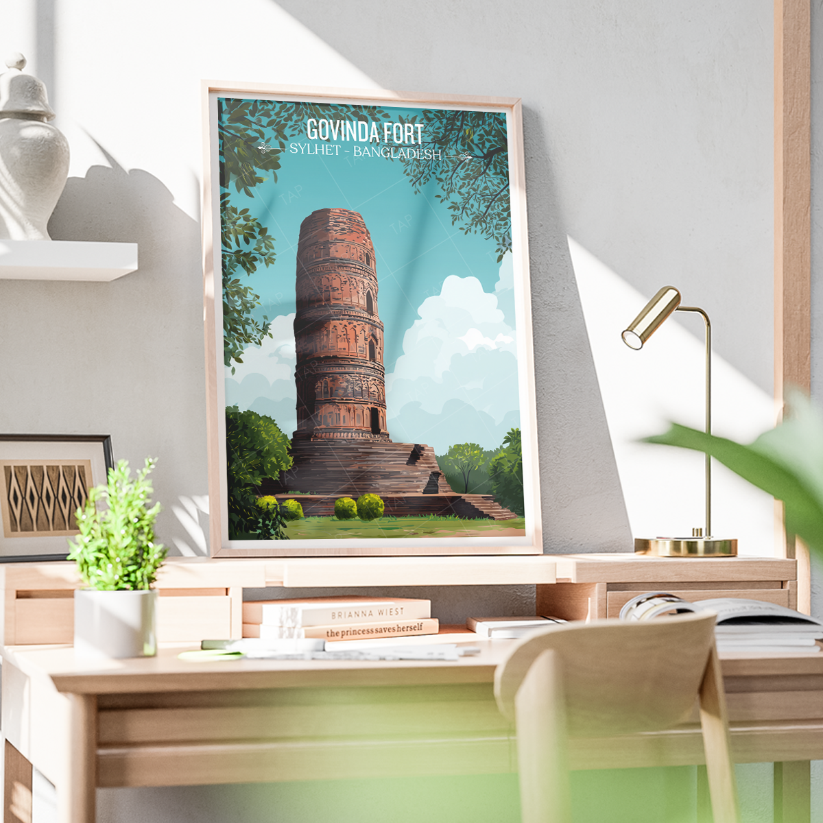 Govinda Fort - Sylhet - Bangladesh - Travel Wall Art Print - Art Print - Travel Art Poster