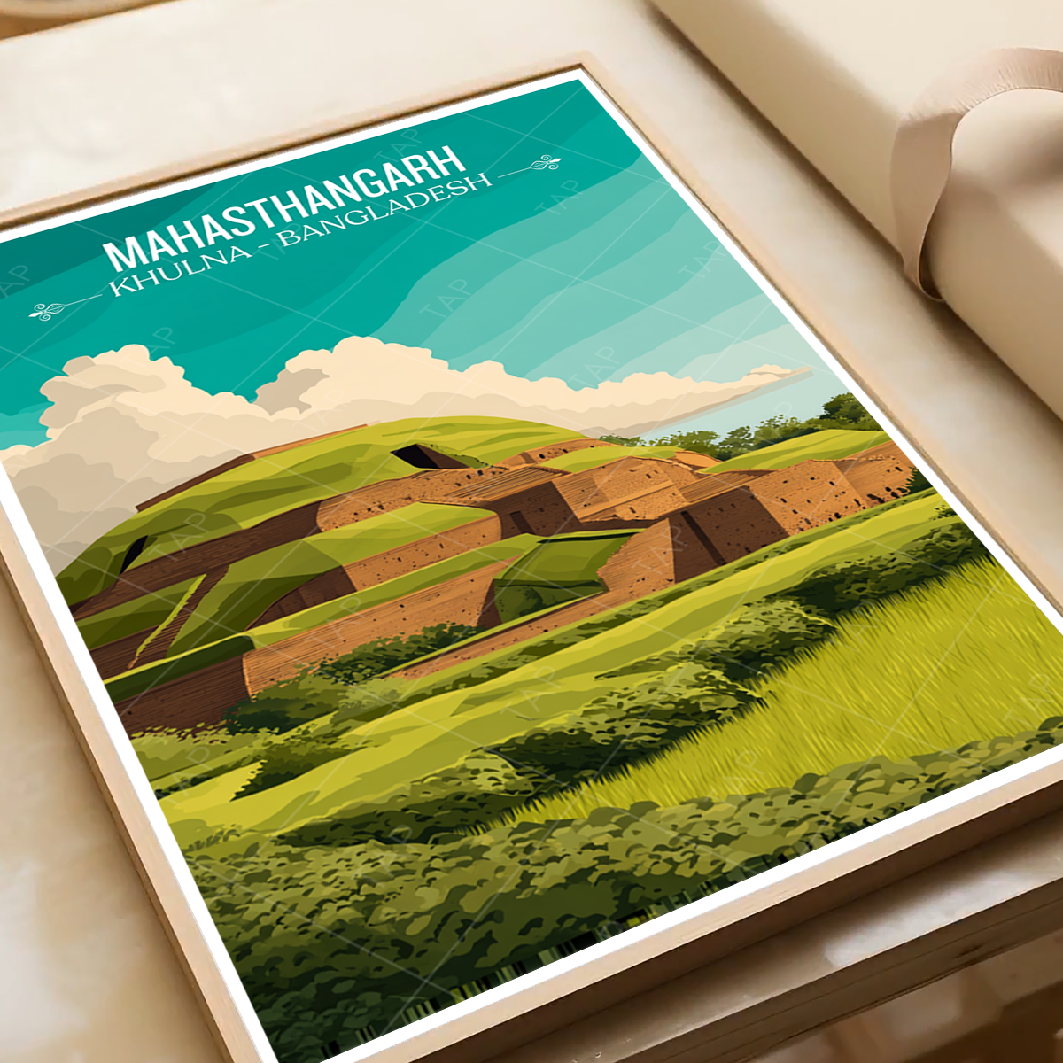Mahasthangarh - Khulna - Bangladesh - Travel Wall Art Print - Art Print - Travel Art Poster