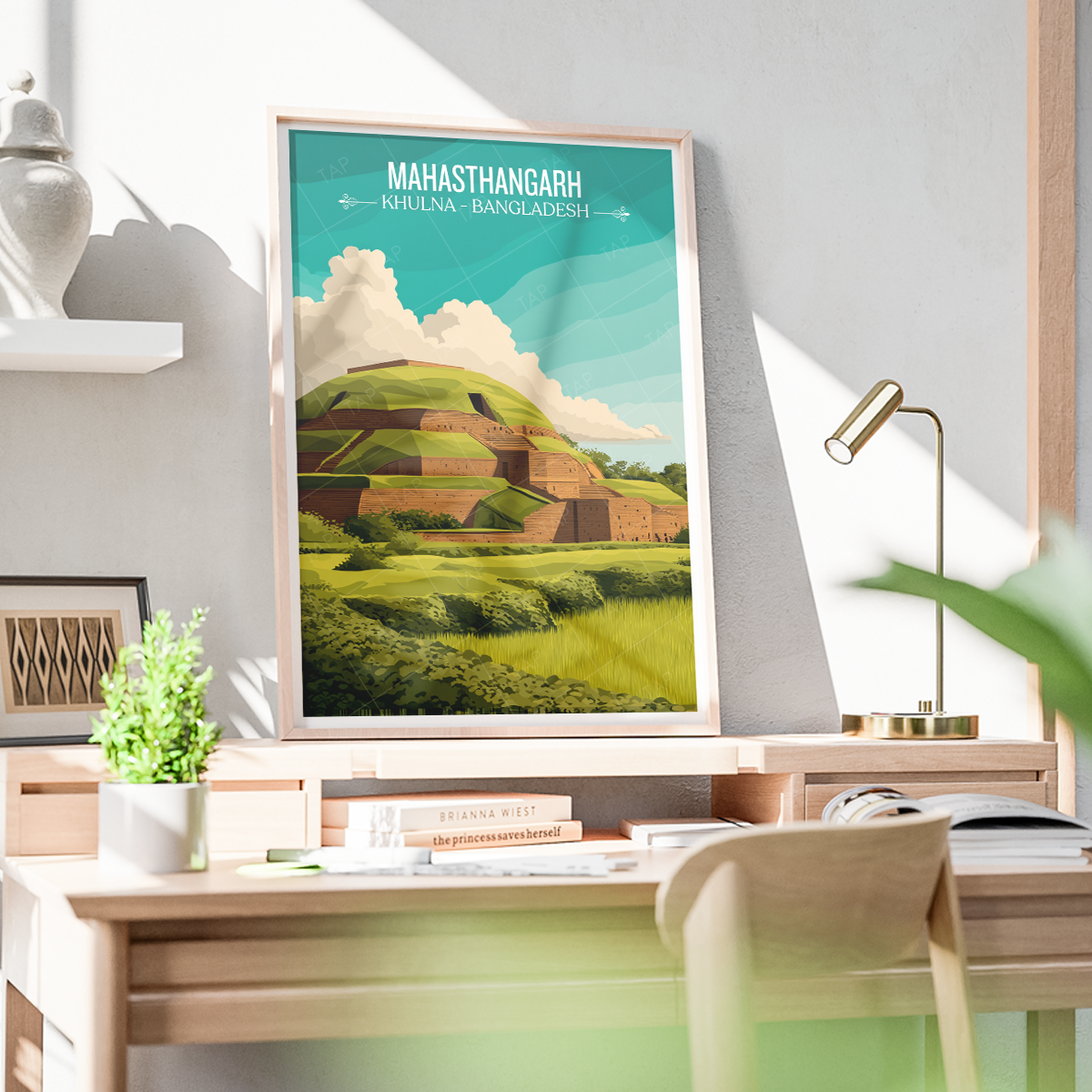 Mahasthangarh - Khulna - Bangladesh - Travel Wall Art Print - Art Print - Travel Art Poster