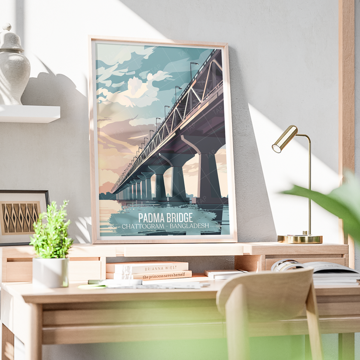 Padma Bridge - Chattogram - Bangladesh - Travel Wall Art Print - Art Print - Travel Art Poster