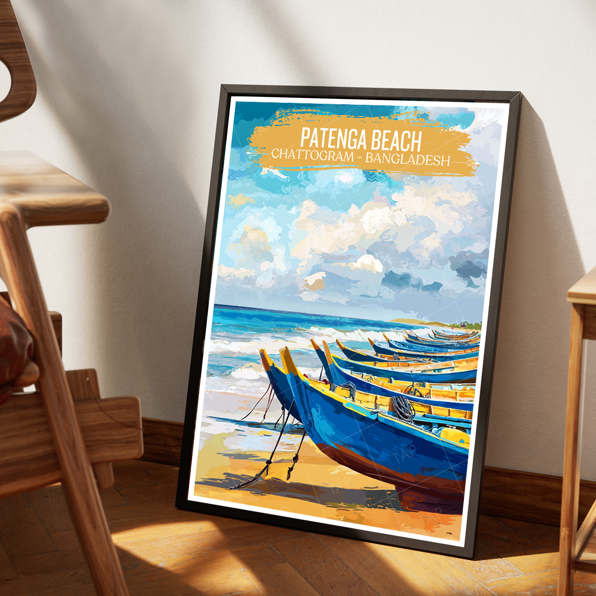 Patenga Beach - Chattogram - Bangladesh - Travel Wall Art Print - Art Print - Travel Art Poster