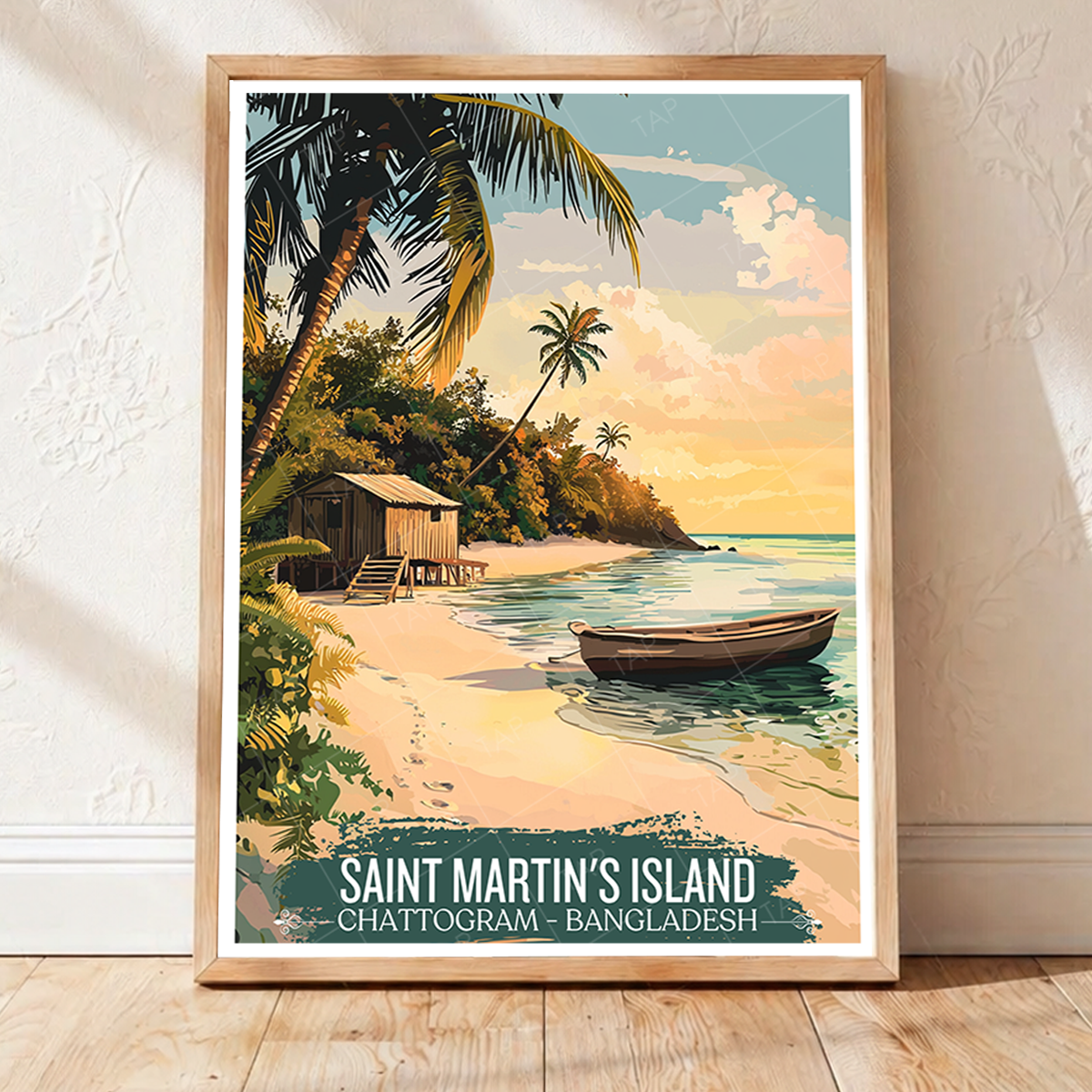 Saint Martin's Island - Bangladesh - Travel Wall Art Print - Art Print - Travel Art Poster