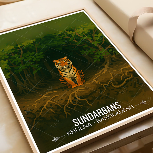 Sundarbans Forest - Khulna - Bangladesh - Travel Wall Art Print - Art Print - Travel Art Poster
