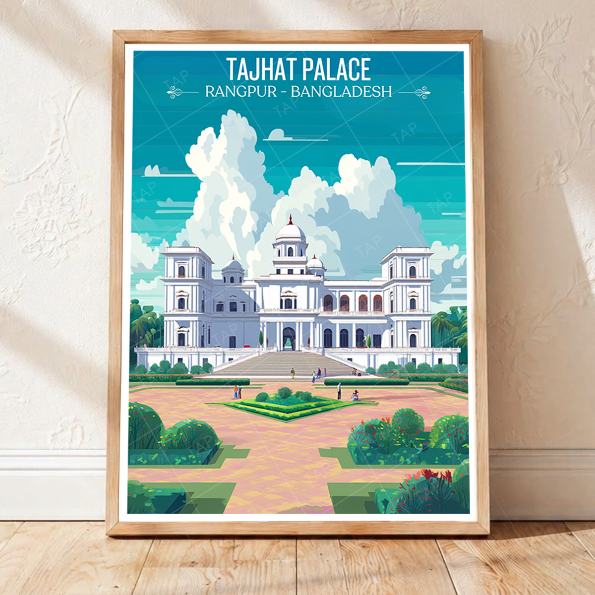Tajhat Palace - Rangpur - Bangladesh - Travel Wall Art Print - Art Print - Travel Art Poster