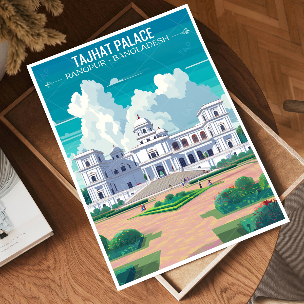 Tajhat Palace - Rangpur - Bangladesh - Travel Wall Art Print - Art Print - Travel Art Poster
