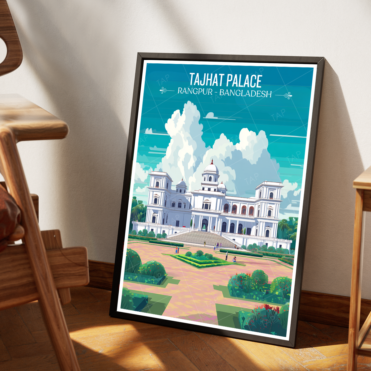 Tajhat Palace - Rangpur - Bangladesh - Travel Wall Art Print - Art Print - Travel Art Poster