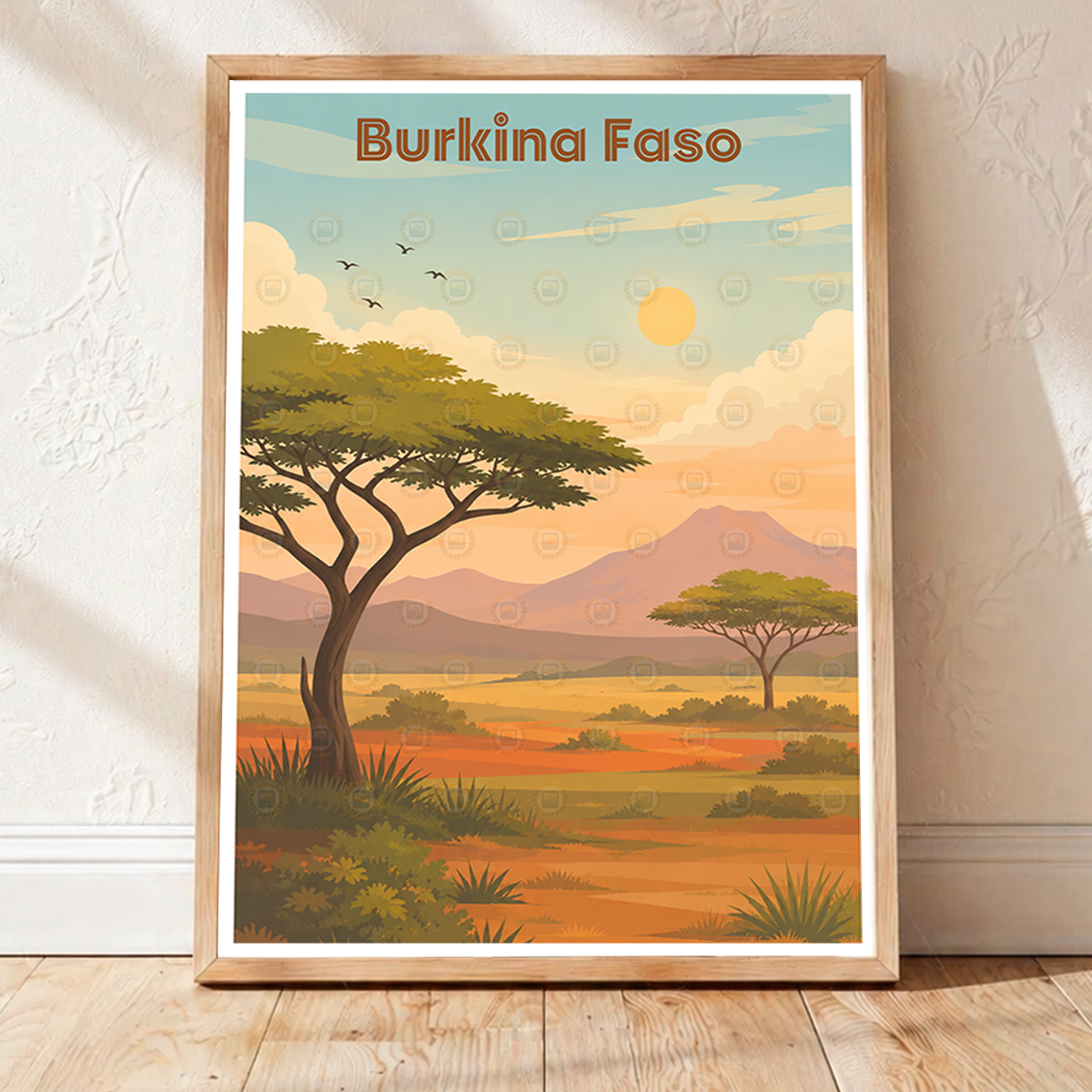 Burkina Faso - Travel Wall Poster Print Home Deco - Travel Art Poster Print