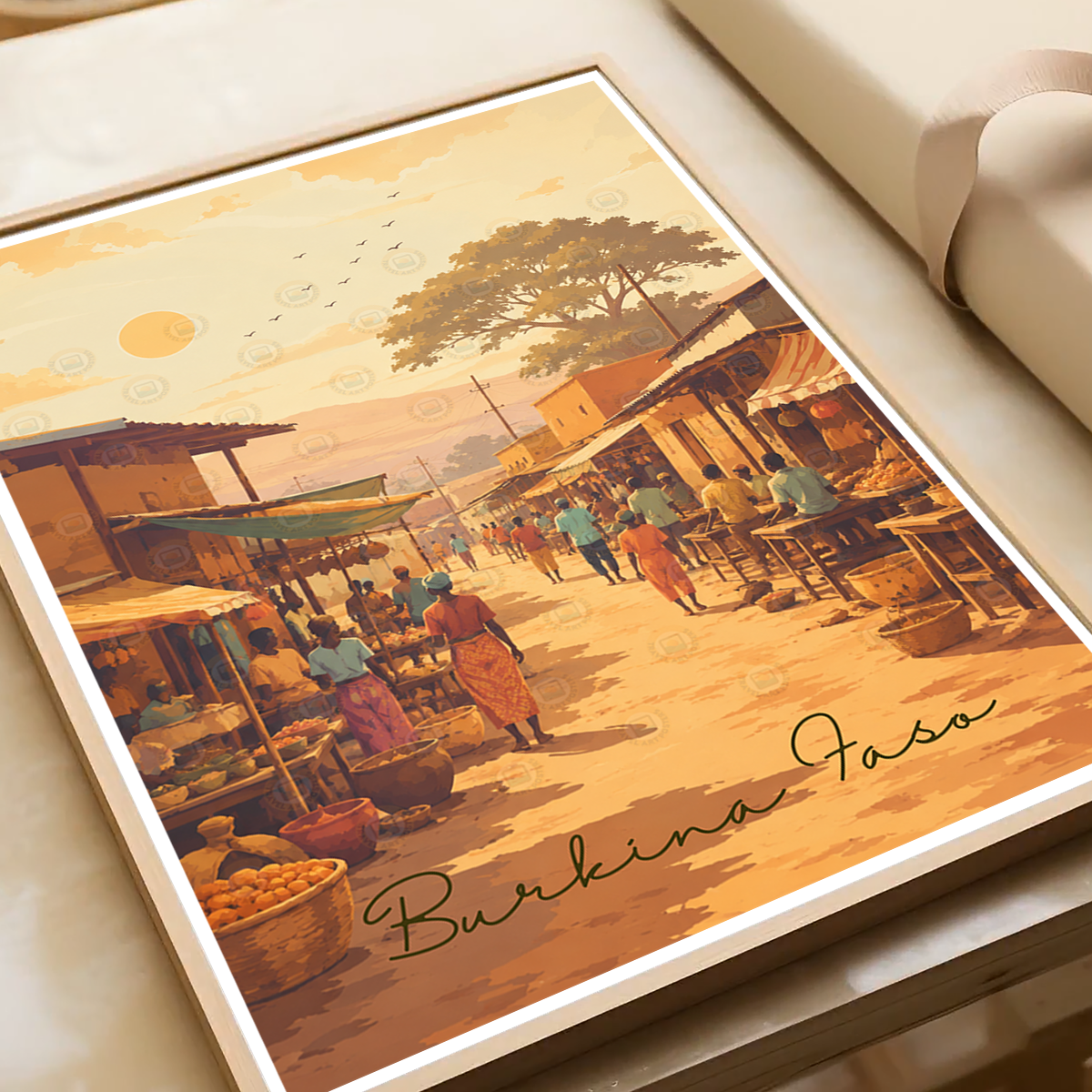 Burkina Faso - Travel Wall Poster Print Home Deco - Travel Art Poster Print