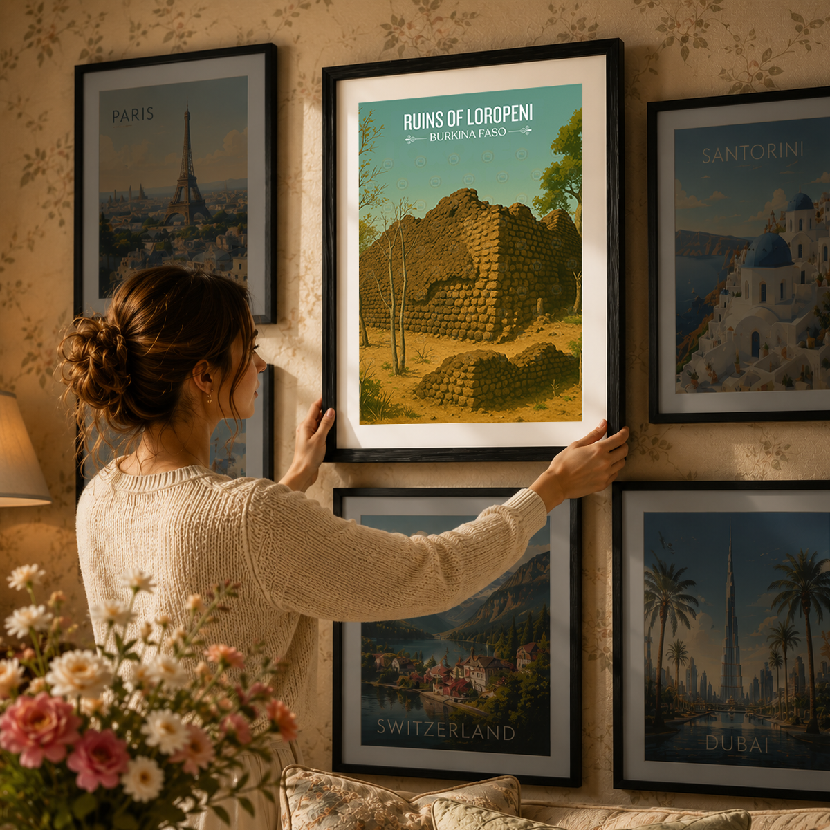 Ruins of Loropeni- Burkina Faso - Travel Wall Poster Print Home Deco - Travel Art Poster Print