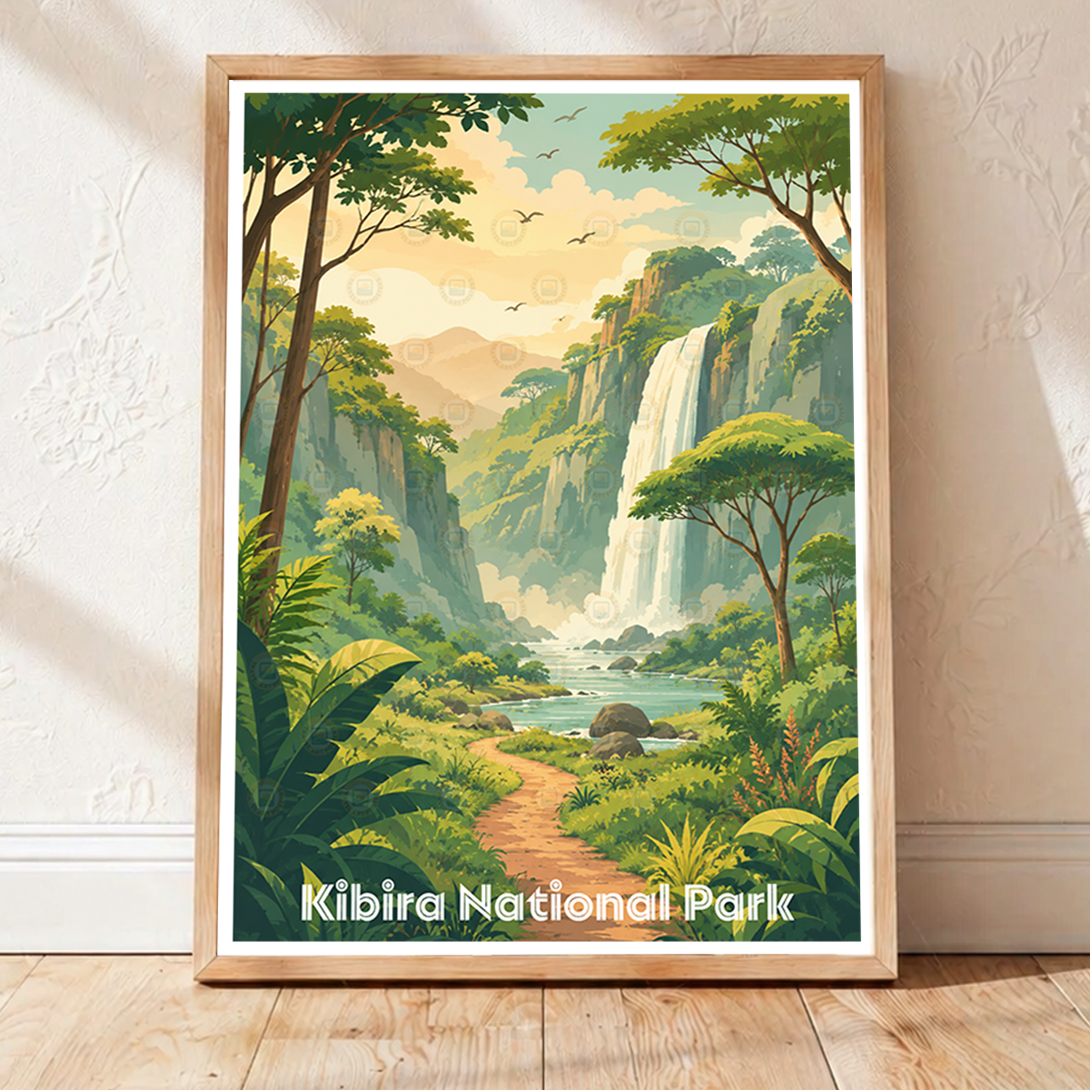 Kibira National Park - Burundi - Travel Art Print Wall Deco Poster - Travel Art Poster Print