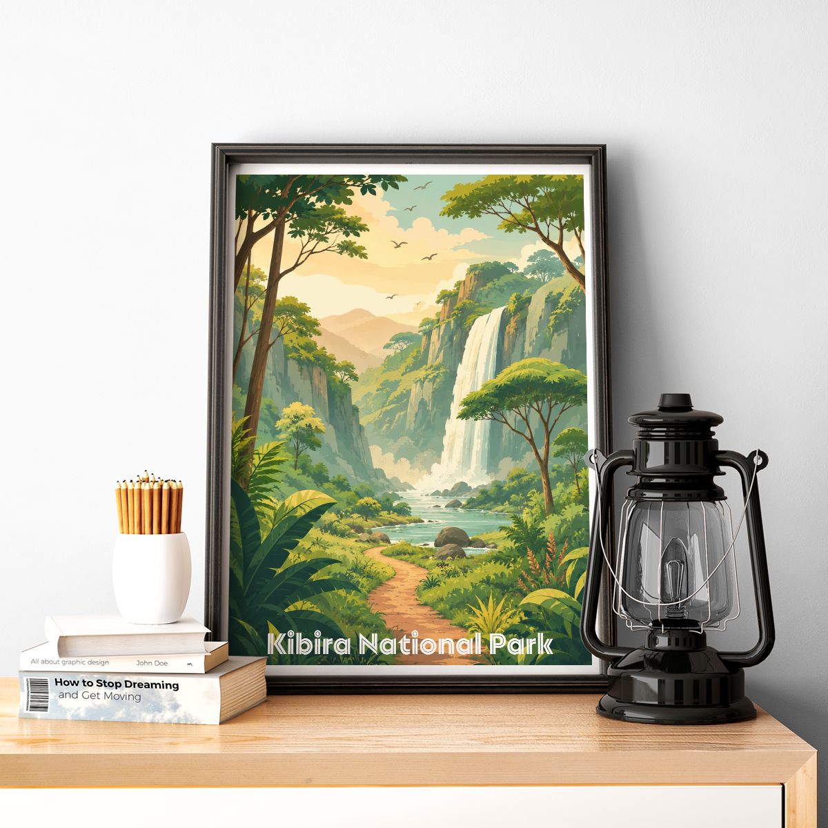 Kibira National Park - Burundi - Travel Art Print Wall Deco Poster - Travel Art Poster Print