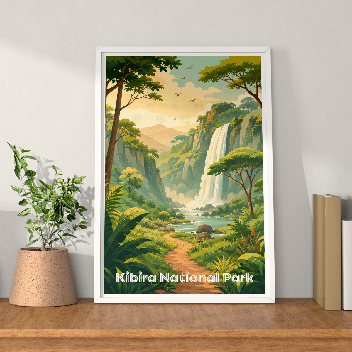 Kibira National Park - Burundi - Travel Art Print Wall Deco Poster - Travel Art Poster Print