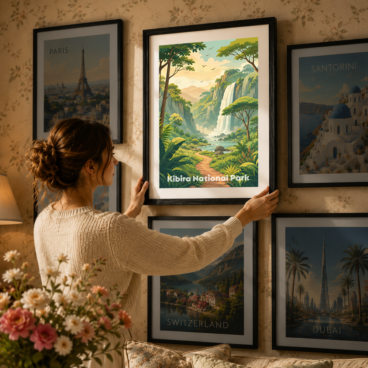Kibira National Park - Burundi - Travel Art Print Wall Deco Poster - Travel Art Poster Print