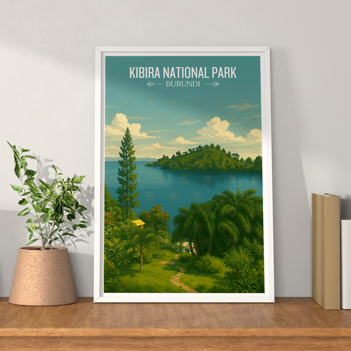 Kibira National Park - Burundi - Travel Art Print Wall Deco Poster - Travel Art Poster Print