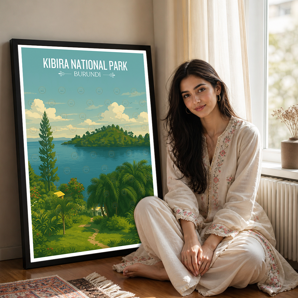 Kibira National Park - Burundi - Travel Art Print Wall Deco Poster - Travel Art Poster Print
