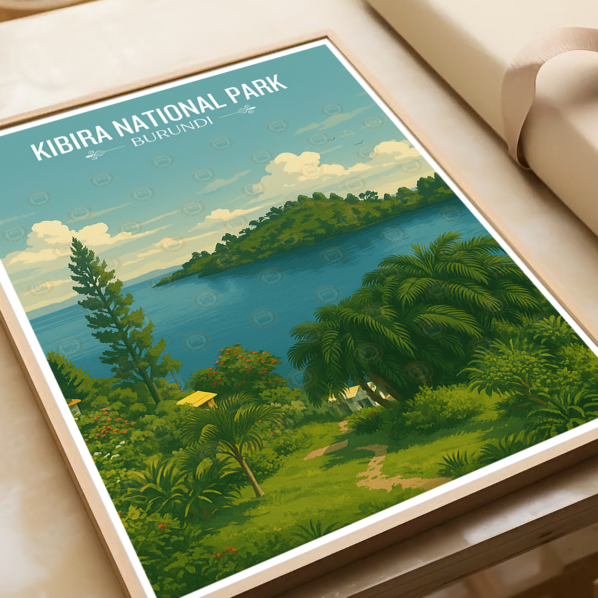 Kibira National Park - Burundi - Travel Art Print Wall Deco Poster - Travel Art Poster Print