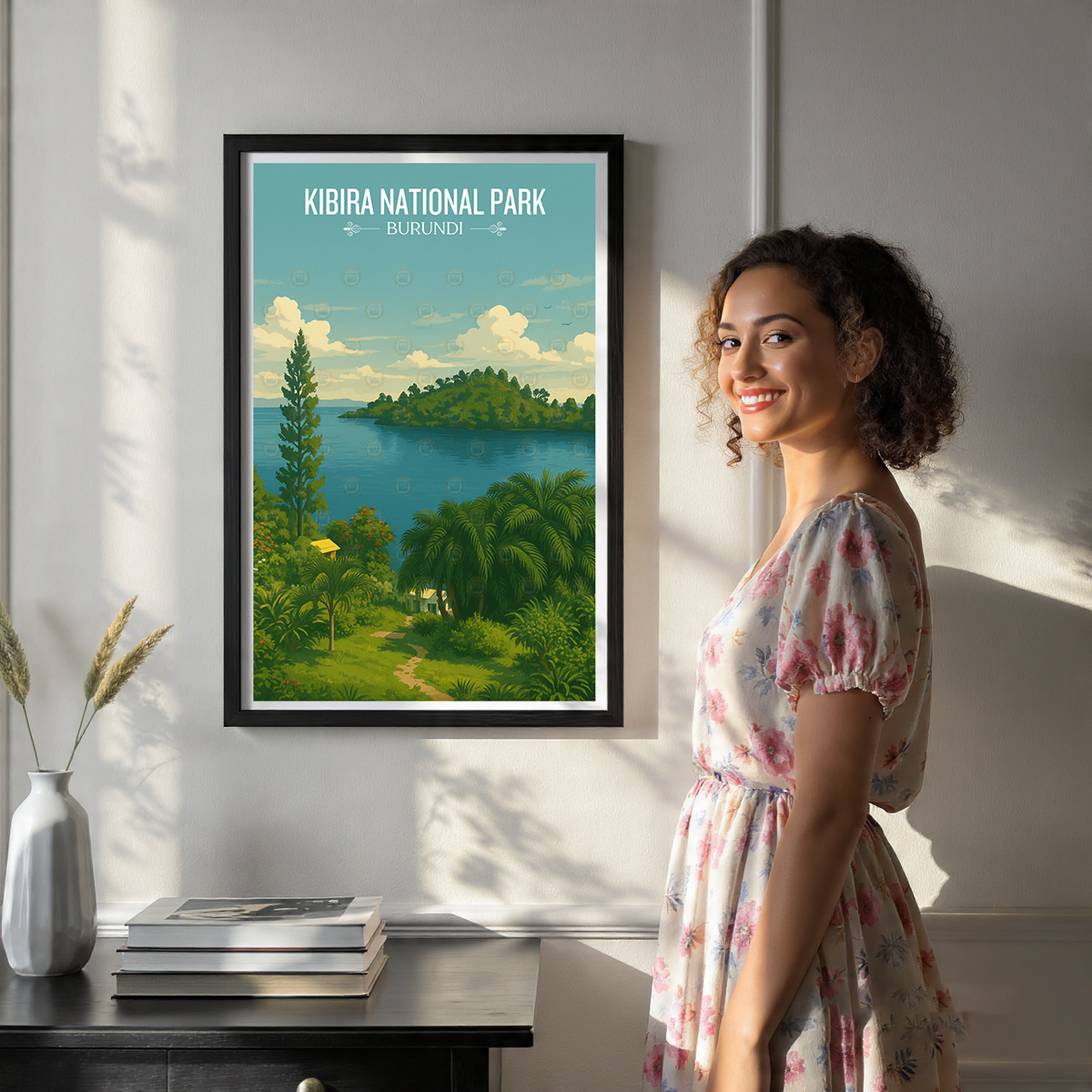 Kibira National Park - Burundi - Travel Art Print Wall Deco Poster - Travel Art Poster Print