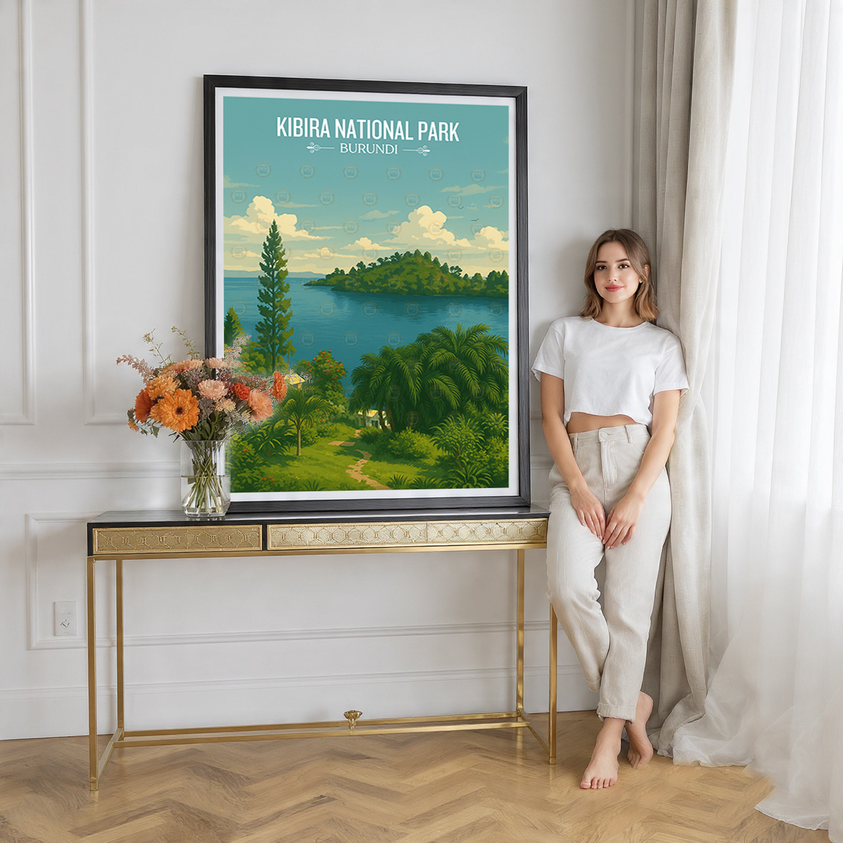 Kibira National Park - Burundi - Travel Art Print Wall Deco Poster - Travel Art Poster Print