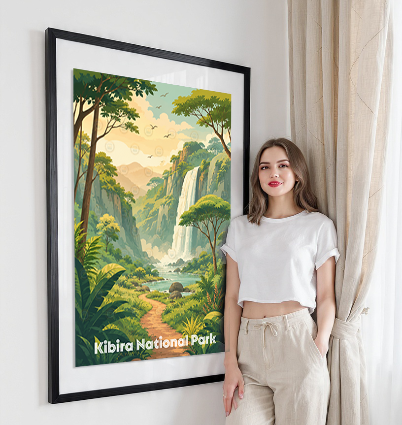 Kibira National Park - Burundi - Travel Art Print Wall Deco Poster - Travel Art Poster Print