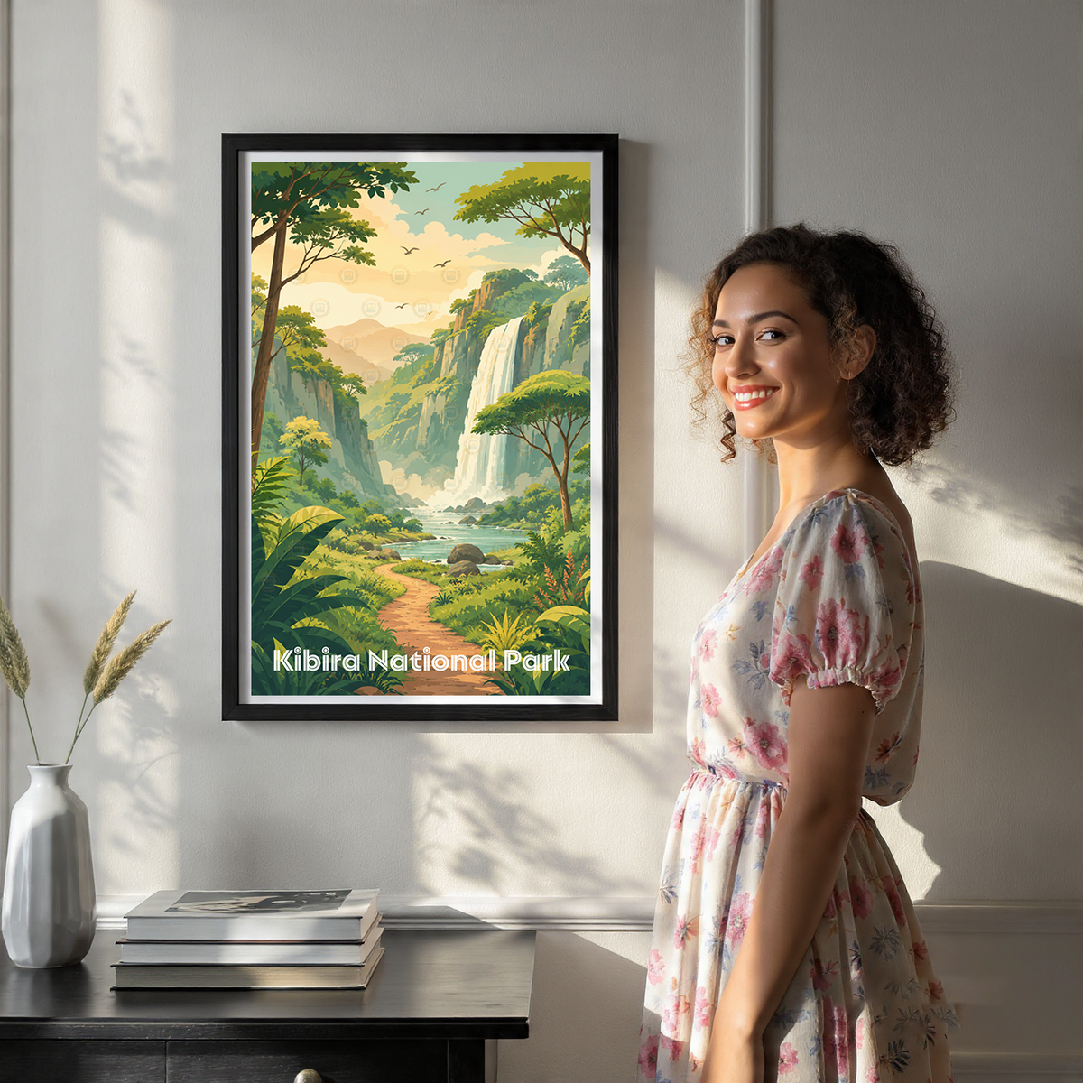 Kibira National Park - Burundi - Travel Art Print Wall Deco Poster - Travel Art Poster Print