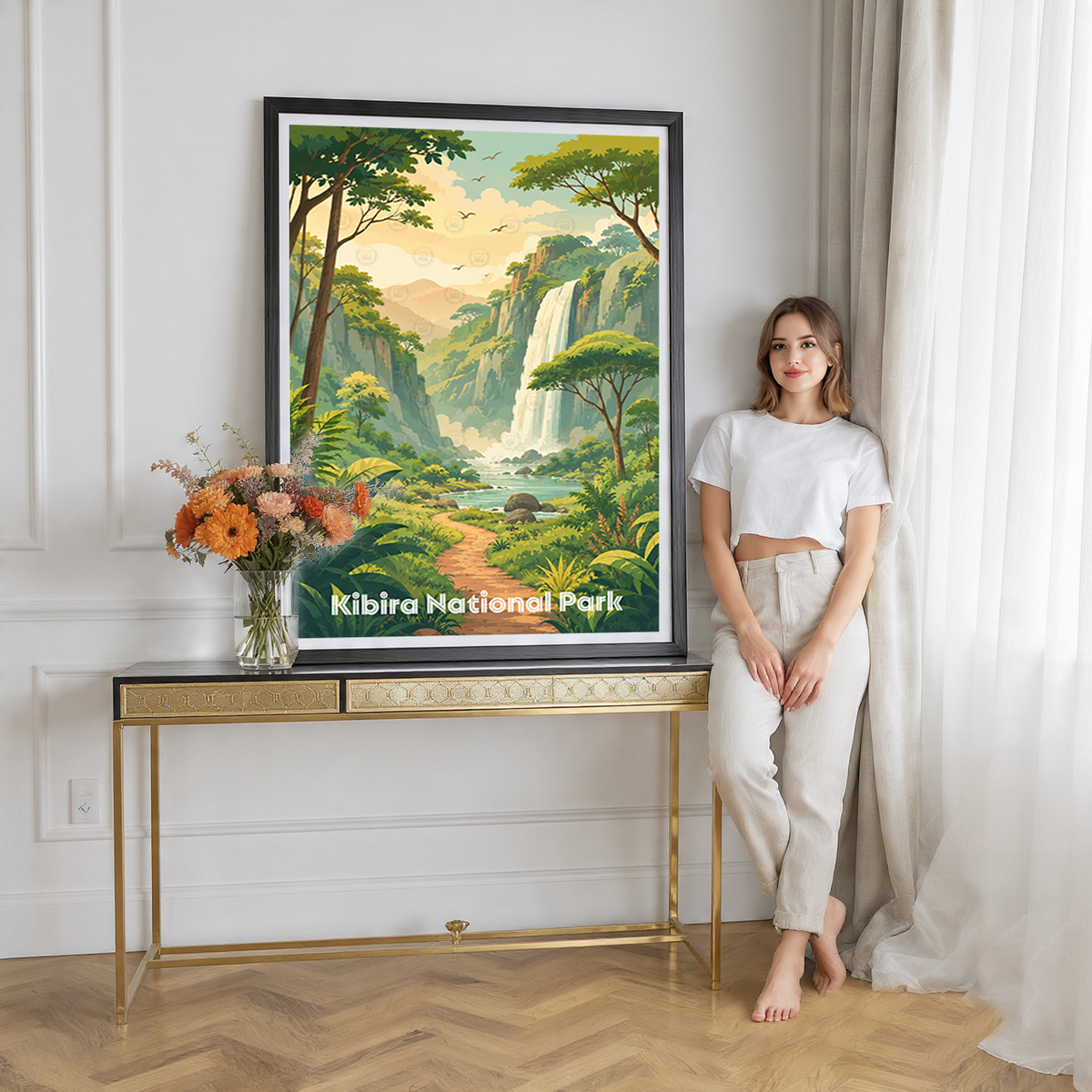 Kibira National Park - Burundi - Travel Art Print Wall Deco Poster - Travel Art Poster Print
