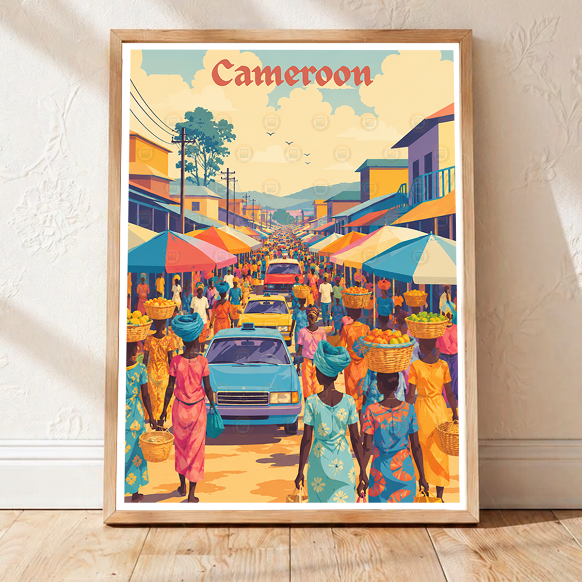 Cameroon - Travel Art Print Wall Deco Poster