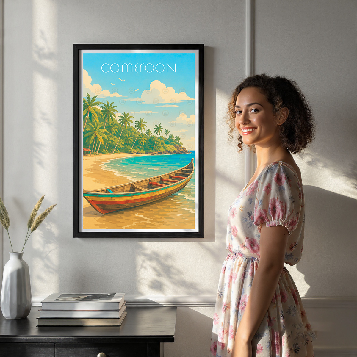 Cameroon - Travel Art Print Wall Deco Poster