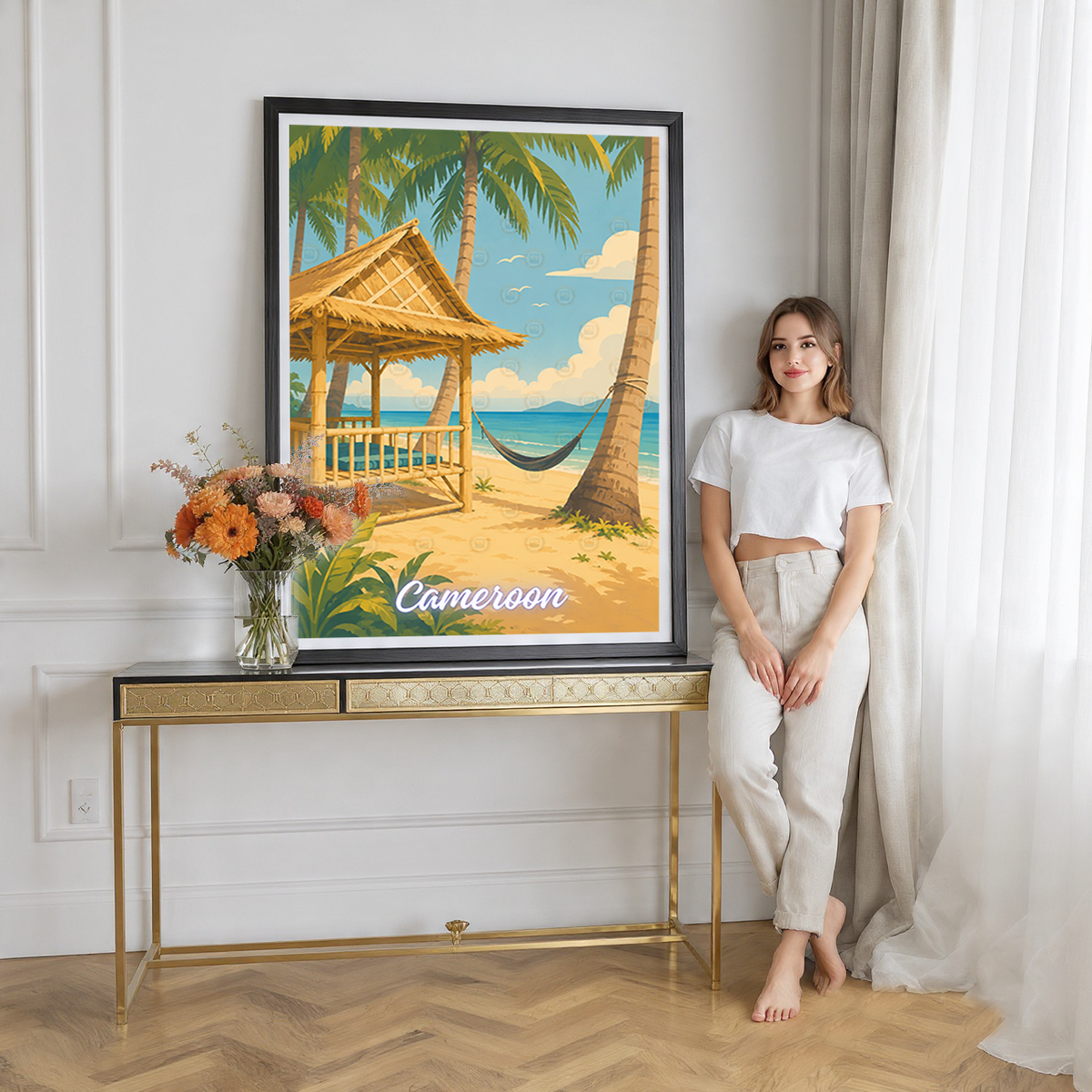 Cameroon - Travel Art Print Wall Deco Poster