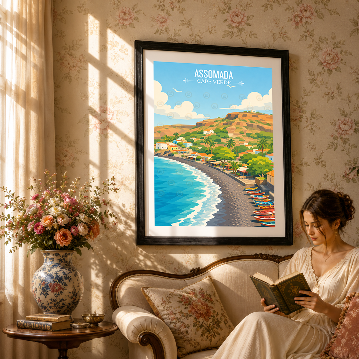 Assomada - Cape Verde - Travel Art Print Wall Deco Poster