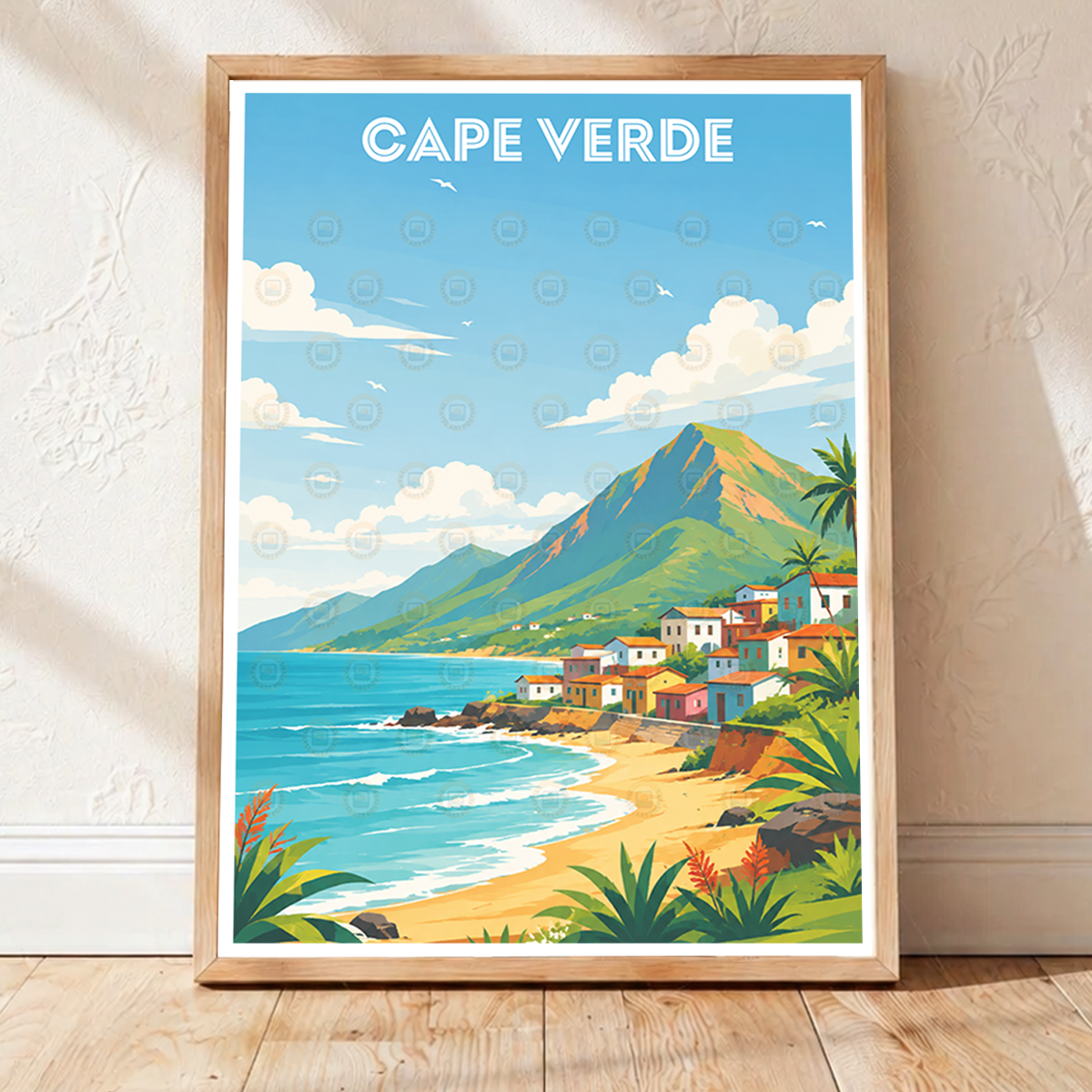 Cape Verde - Travel Art Print Wall Deco Poster
