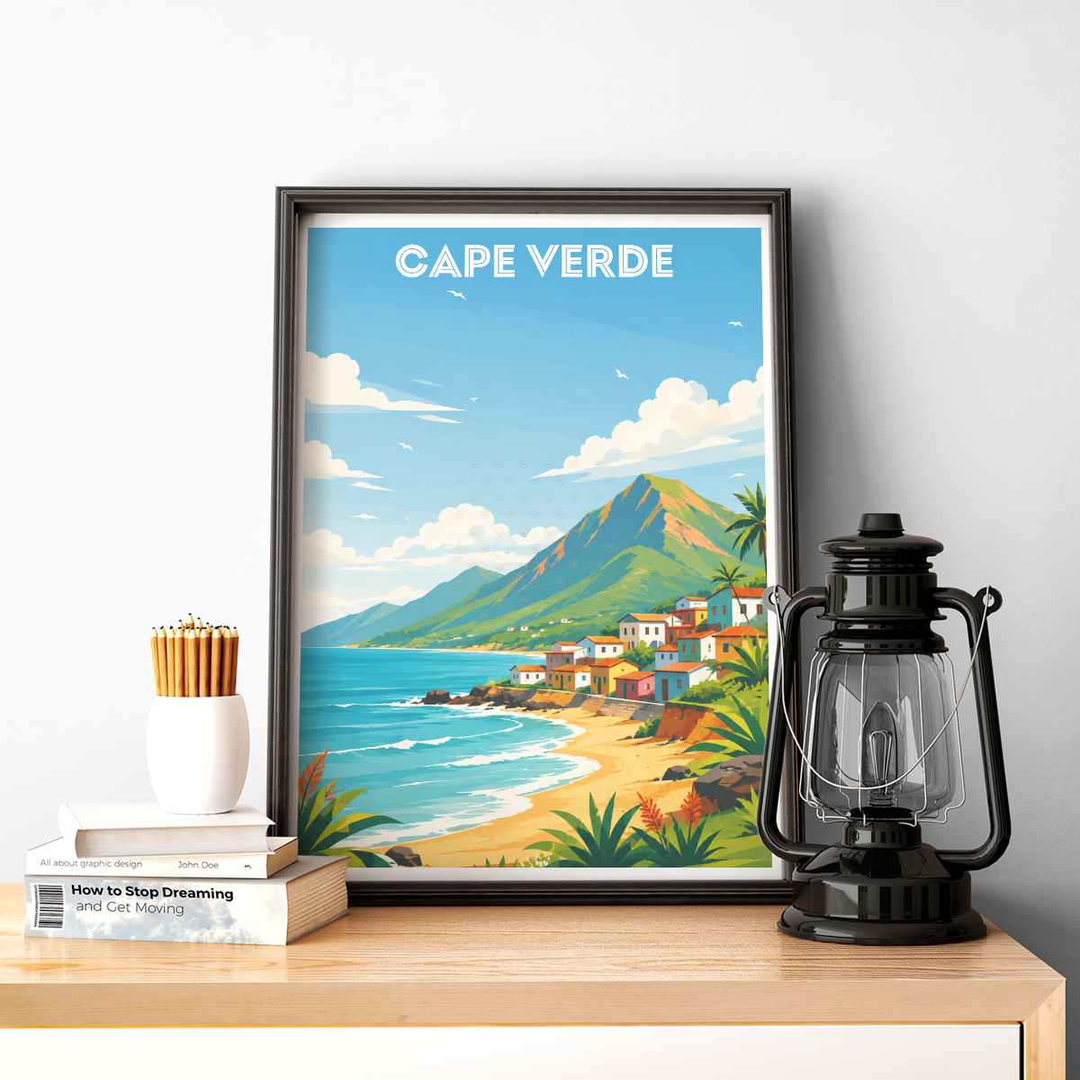 Cape Verde - Travel Art Print Wall Deco Poster