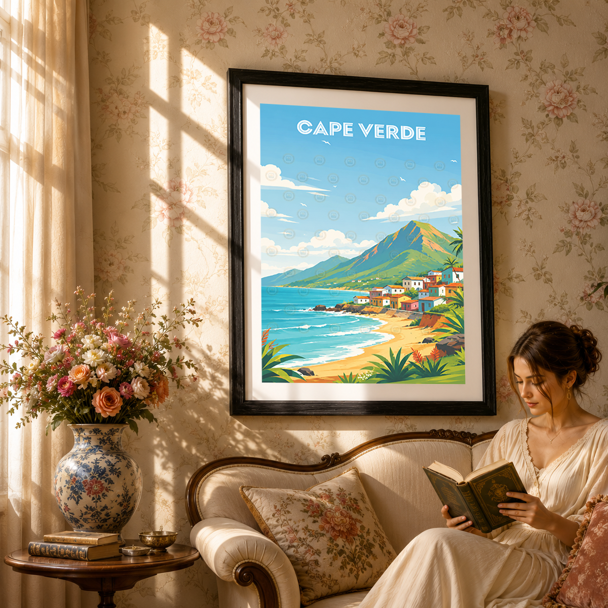 Cape Verde - Travel Art Print Wall Deco Poster