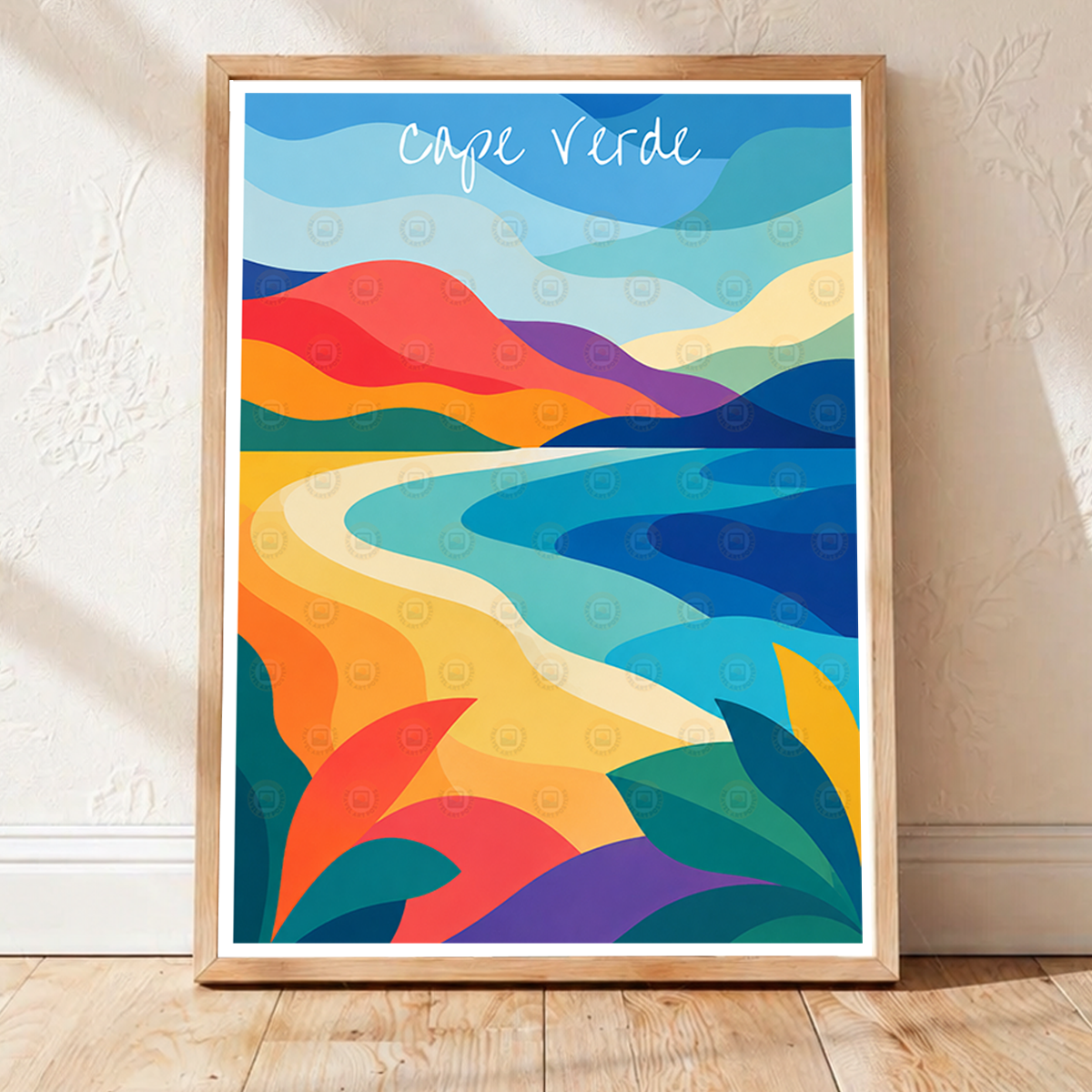 Cape Verde - Travel Art Print Wall Deco Poster