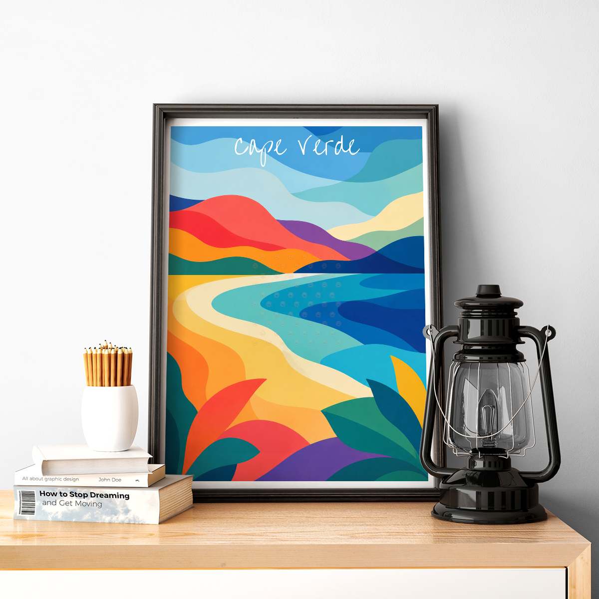 Cape Verde - Travel Art Print Wall Deco Poster