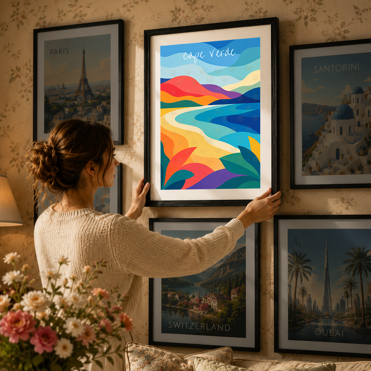 Cape Verde - Travel Art Print Wall Deco Poster