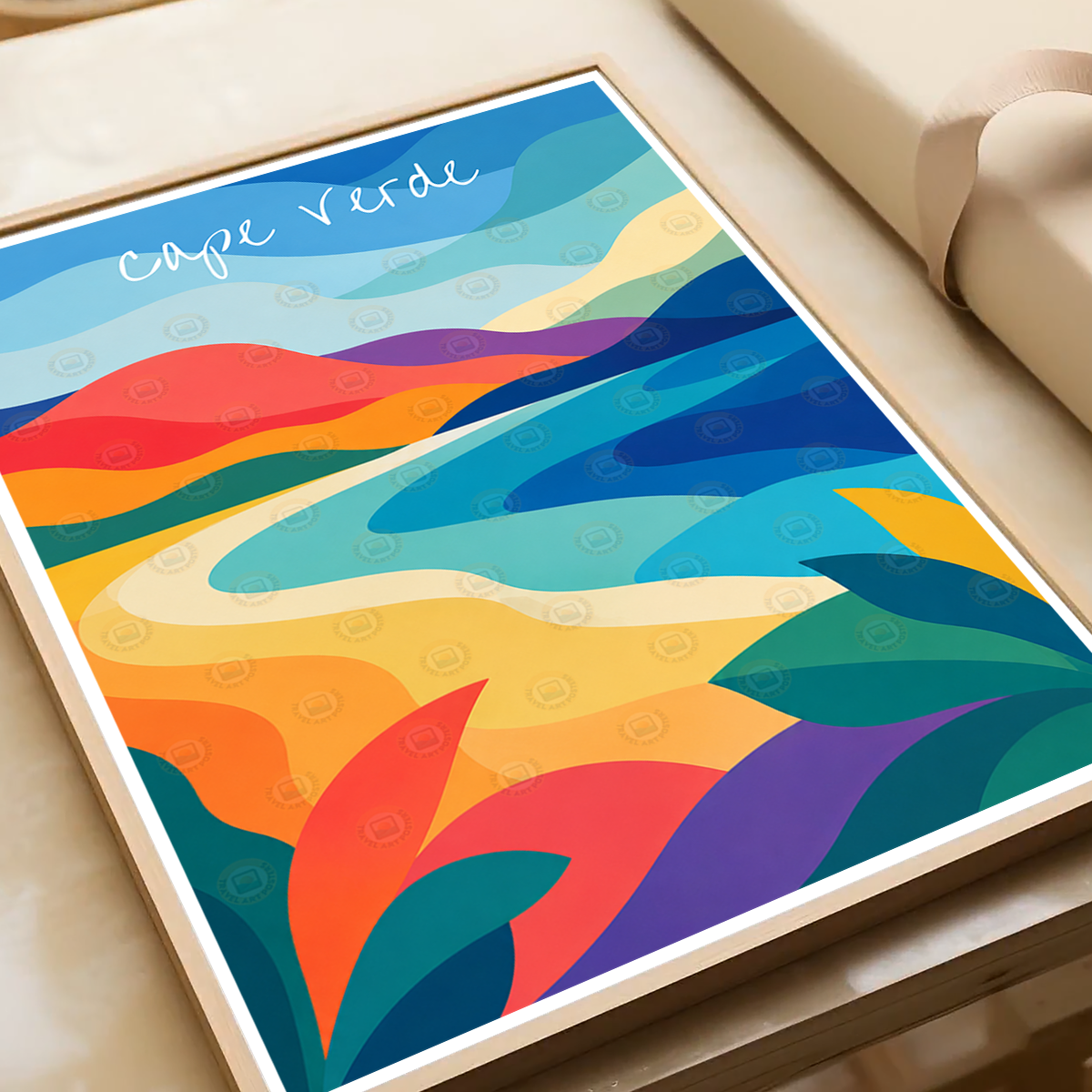 Cape Verde - Travel Art Print Wall Deco Poster