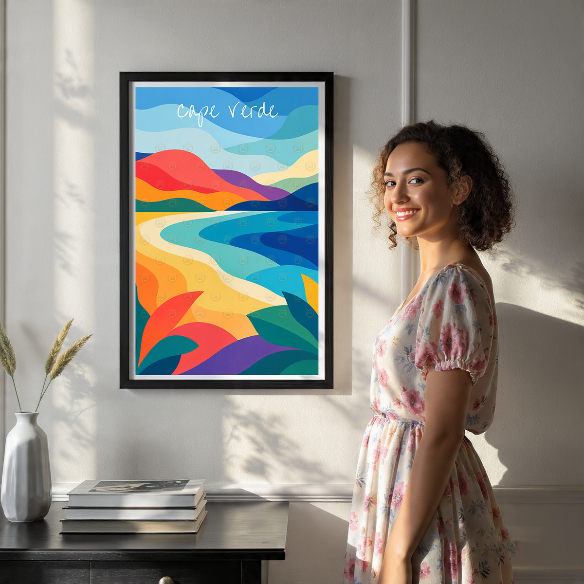 Cape Verde - Travel Art Print Wall Deco Poster